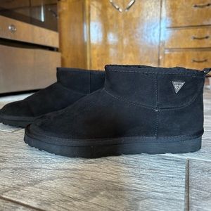 Black Guess ankle boots